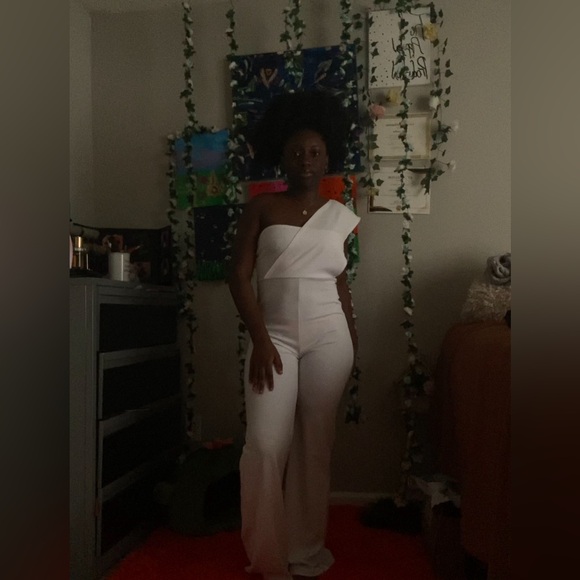 PrettyLittleThing Pants - NEW WHITE ELEGANT JUMP SUIT !!🤍